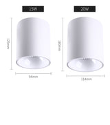 Anti-glare Bright Downlight Outdoor Waterdichte IP65 Led Downlight Badkamer Keuken Balkon Home Fitting Plafond Spot Lamp