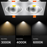 LED Ceiling Spot Light 14W 18W 24W 30W Recessed Ceiling Downlight Lamp Dimmable led bulb AC85-265V Indoor Lightings