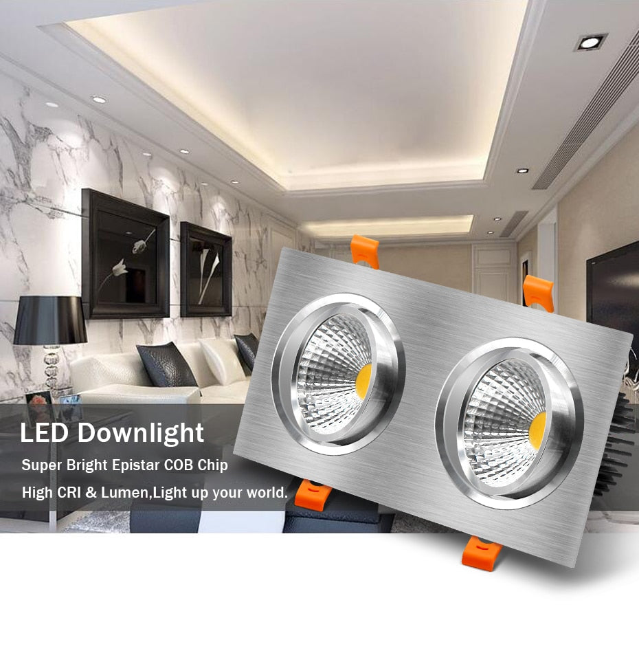 LED Ceiling Spot Light 14W 18W 24W 30W Recessed Ceiling Downlight Lamp Dimmable led bulb AC85-265V Indoor Lightings