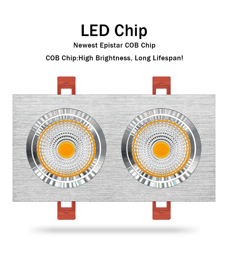 LED Ceiling Spot Light 14W 18W 24W 30W Recessed Ceiling Downlight Lamp Dimmable led bulb AC85-265V Indoor Lightings