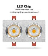 LED Ceiling Spot Light 14W 18W 24W 30W Recessed Ceiling Downlight Lamp Dimmable led bulb AC85-265V Indoor Lightings