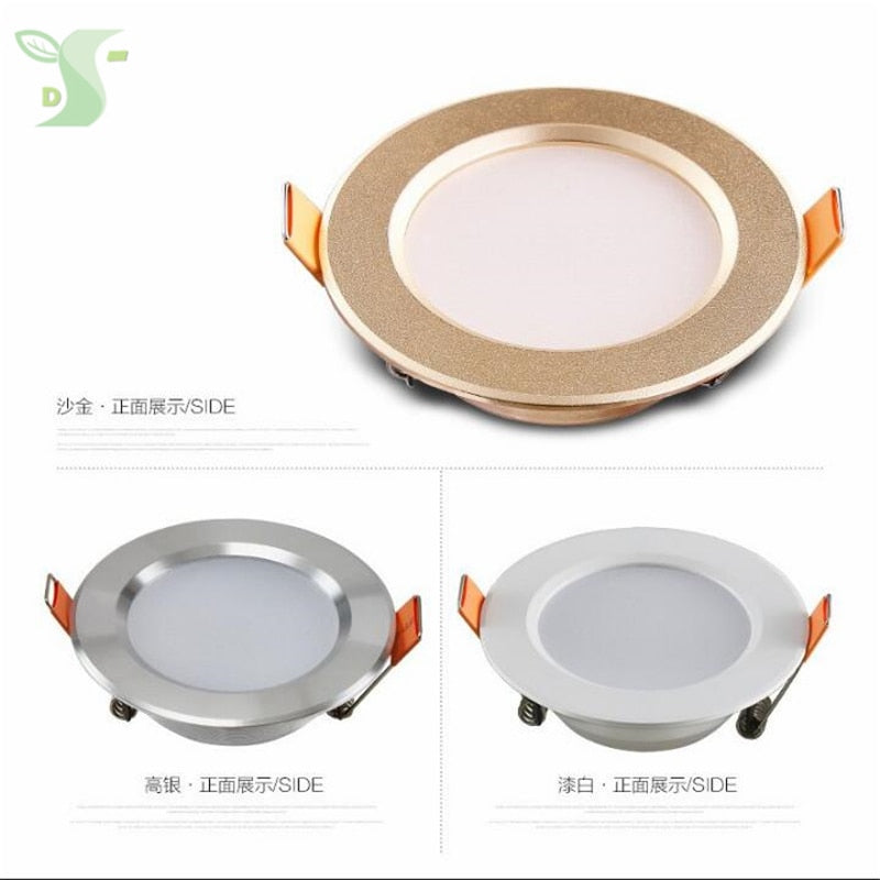 led panel lighting 4pcs/lot 3w/5W ceiling lamp dimmable Downlight with driver SMD 5730 Warm /Cool white,indoor lighting