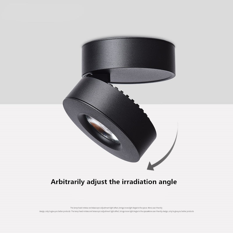 High quality Dimmable Surface Mounted LED Downlights 10W 12W COB LED Ceiling Lamp Spot Lights AC110-220V LED Lamp Indoor Lighting