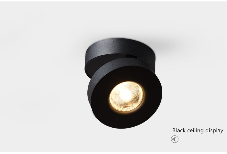 High quality Dimmable Surface Mounted LED Downlights 10W 12W COB LED Ceiling Lamp Spot Lights AC110-220V LED Lamp Indoor Lighting