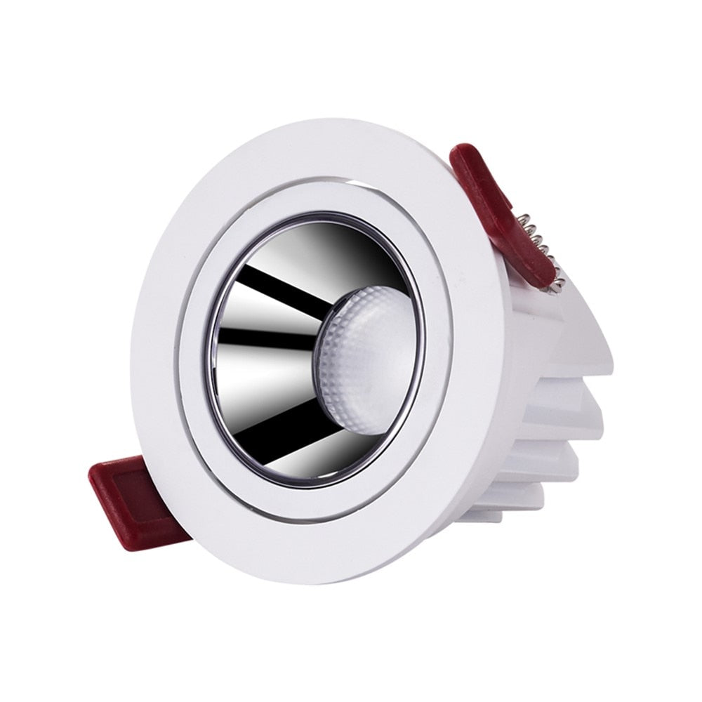 LED Downlight Dimmable 7W 12W Square/Round Recessed Lamp AC220V 230V NO Glare Recessed LED Lamp Spot Light for Indoor Lightings