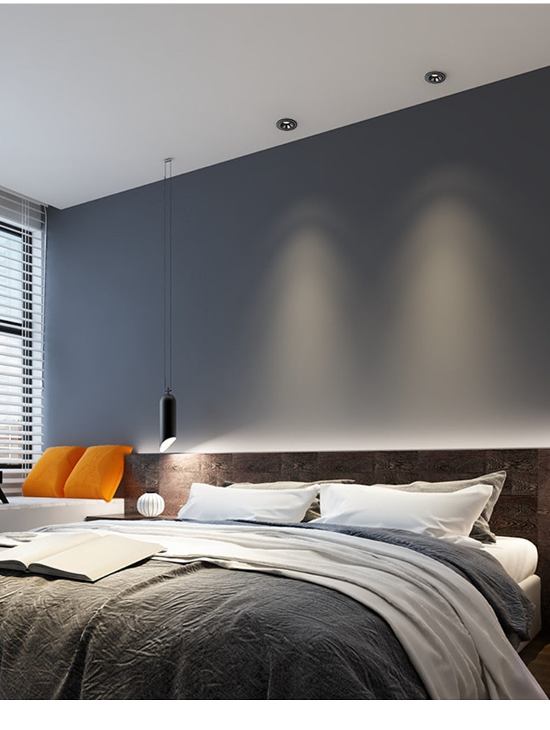 LED Downlight Dimmable 7W 12W Square/Round Recessed Lamp AC220V 230V NO Glare Recessed LED Lamp Spot Light for Indoor Lightings