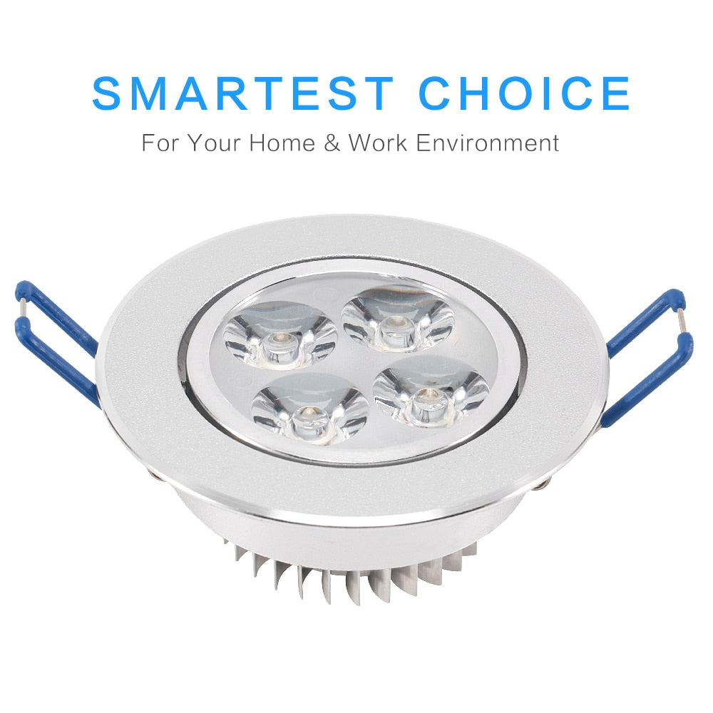 LED Spot LED Downlight Dimmable Bright 10 pack/lots epacket 7-25 Day Recessed decoration Ceiling Lamp 110V 220V AC85-265V