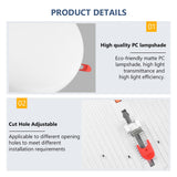 LED Recessed Lighting Panel Downlight Ceiling Light Bedroom Indoor Ultraslim Round Downlights 10W-36W Cool White Home Decor Lamp