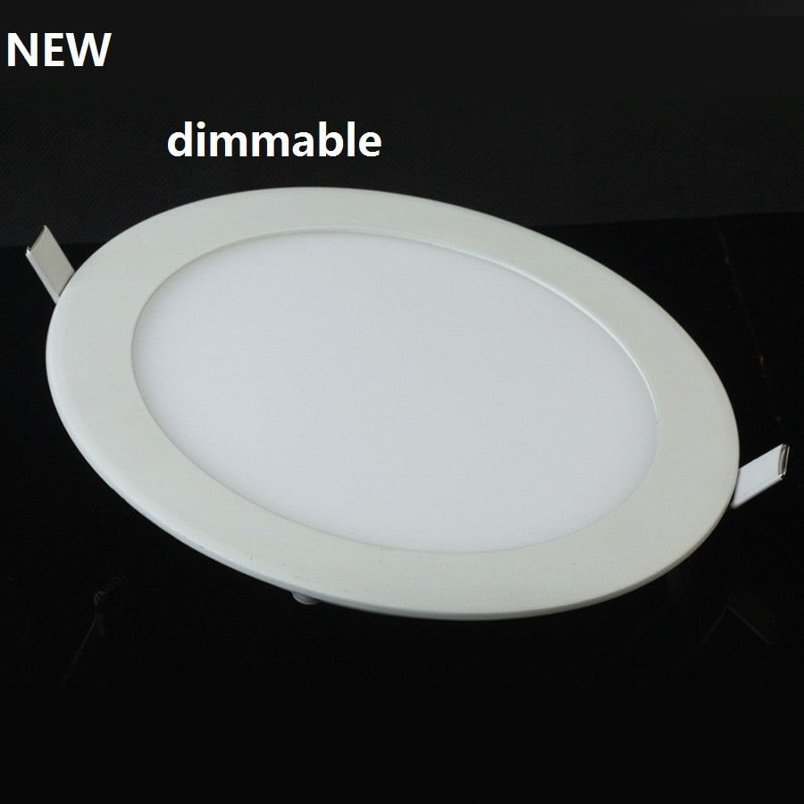 New arrive Dimmable LED Downlight 3W/4W/6W/9W/12W/15W/25W Ultra thin design Recessed LED Ceiling panel lamp light 110V/220V