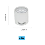 High-Power LED Downlight 36W 30W Dimmable 110V 220V Surface Mounted Ceiling Light 14W 24W Spot Lamp 18W For Indoor Lighting