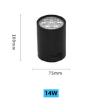 High-Power LED Downlight 36W 30W Dimmable 110V 220V Surface Mounted Ceiling Light 14W 24W Spot Lamp 18W For Indoor Lighting