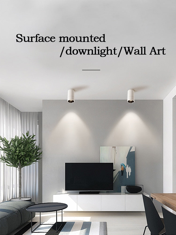 LED Downlight Ceiling Spot lights for Living Lamp 5w 7w Ceiling Lighting For Kitchen Bathroom light Surface mounted AC90-260V