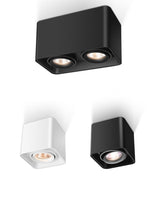 Square COB LED dimmable Downlights 10W/15W/20W/30W Surface Mounted LED Ceiling Lamps Spot Light LED Downlights AC85V-265V