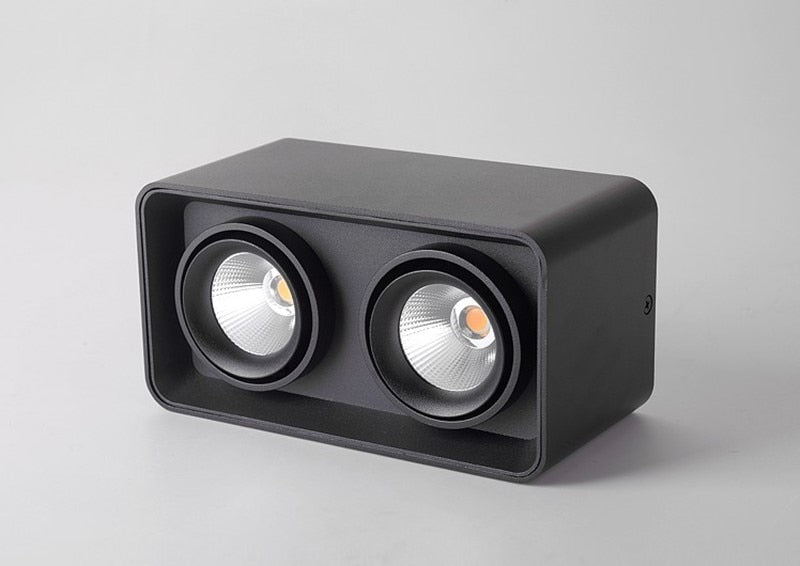 Square COB LED dimmable Downlights 10W/15W/20W/30W Surface Mounted LED Ceiling Lamps Spot Light LED Downlights AC85V-265V