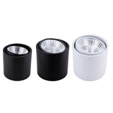 Dimmable Surface Mounted Rotating LED Downlights 5W/7W/10W/15W/20W Epistar Chip COB Ceiling Spot Light AC85~265V Background Lamp