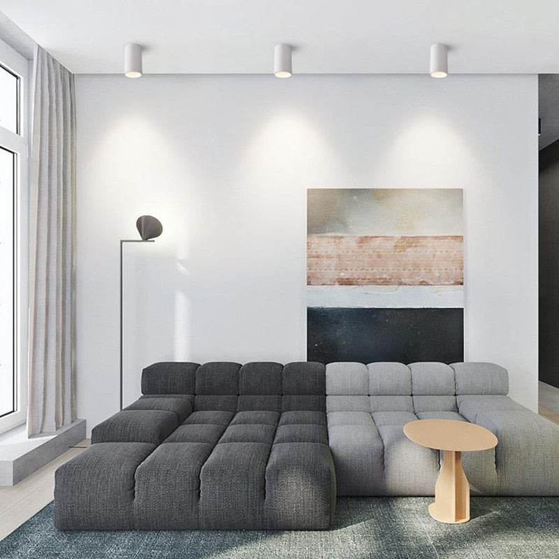 Dimmable Surface Mounted Rotating LED Downlights 5W/7W/10W/15W/20W Epistar Chip COB Ceiling Spot Light AC85~265V Background Lamp