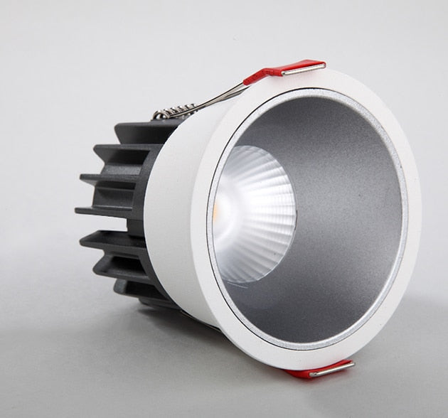 Dimmable Recessed Anti Glare COB LED Downlights 7W/9W/12W/15W LED Ceiling Spot Lights AC85~265V Background Lamps Indoor Lighting