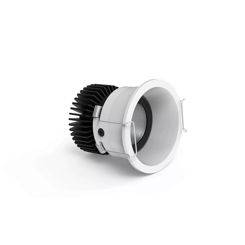 Dimmable LED Recessed AC85-265V Downlight 7W 12W 20W 25W COB Spot light Color 3000K 4000K 6000K For Indoor Ceiling Lamp