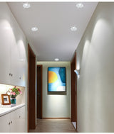 Dimmable LED Recessed AC85-265V Downlight 7W 12W 20W 25W COB Spot light Color 3000K 4000K 6000K For Indoor Ceiling Lamp