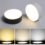 Ceiling Downlight Ultra Thin Surface Mounted 5W 7W 12W 18W Epistar White/Black LED Ceiling Lamp Spot Light For Home Room Decor