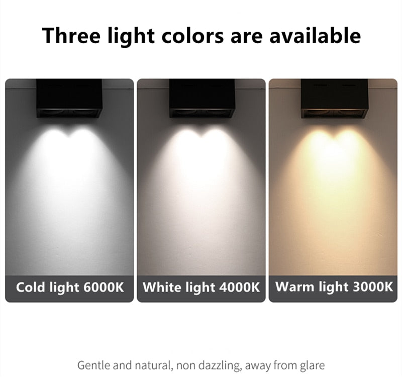 Super Brightness AC 85-230V Square Surface Mounted LED COB Dimmable Downlights 10W 15W 2X10W 2X15W LED Ceiling Lamp Spot Light