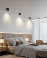 Super Brightness AC 85-230V Square Surface Mounted LED COB Dimmable Downlights 10W 15W 2X10W 2X15W LED Ceiling Lamp Spot Light