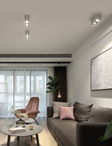 Super Brightness AC 85-230V Square Surface Mounted LED COB Dimmable Downlights 10W 15W 2X10W 2X15W LED Ceiling Lamp Spot Light