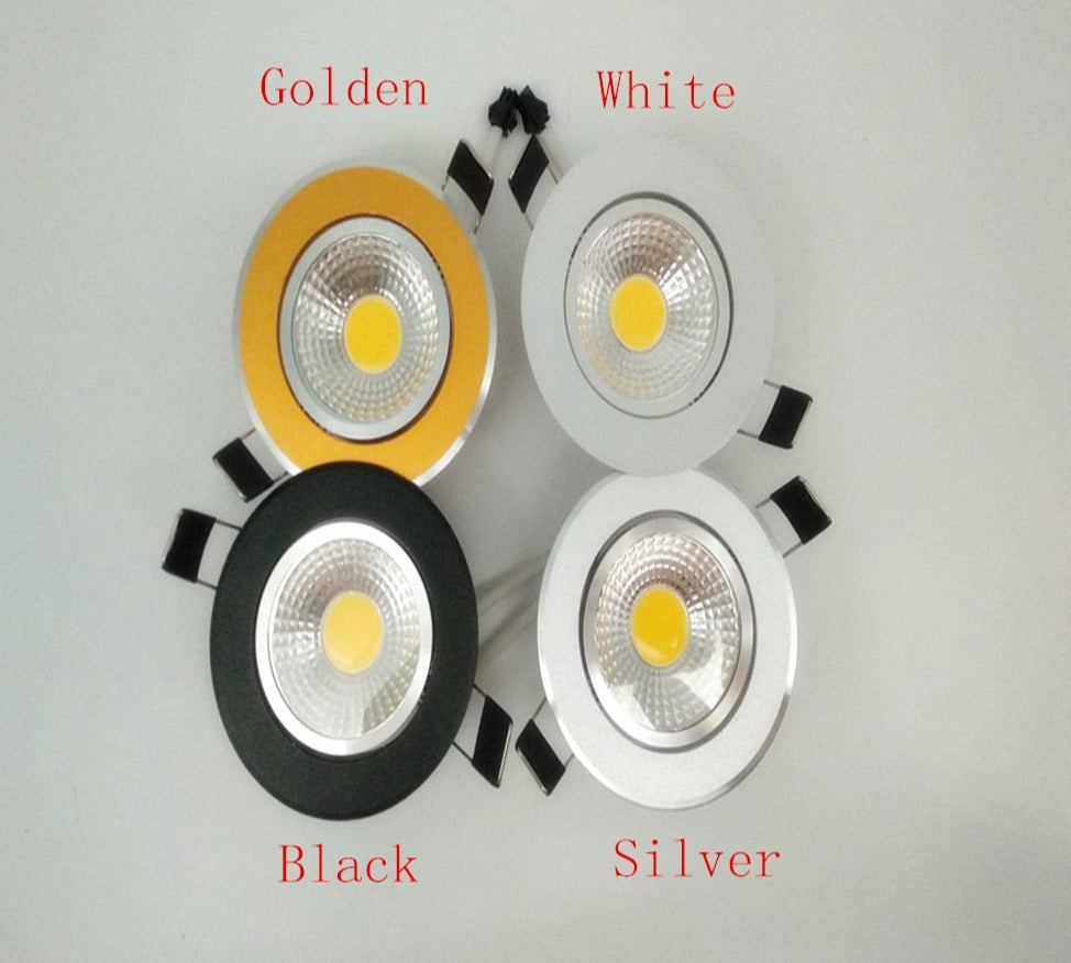 2018 Super Bright COB LED Spot Lights Dimmable 3w 5w 7w 12w Led downlight light Indoor Lighting recessed Light