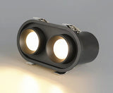 Retractable Rotating Dimmable Recessed COB LED Downlights 9W 12W 15W 24W 30W AC85-265V LED Ceiling Spot Lights Indoor Lighting