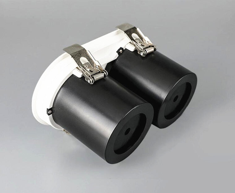 Retractable Rotating Dimmable Recessed COB LED Downlights 9W 12W 15W 24W 30W AC85-265V LED Ceiling Spot Lights Indoor Lighting