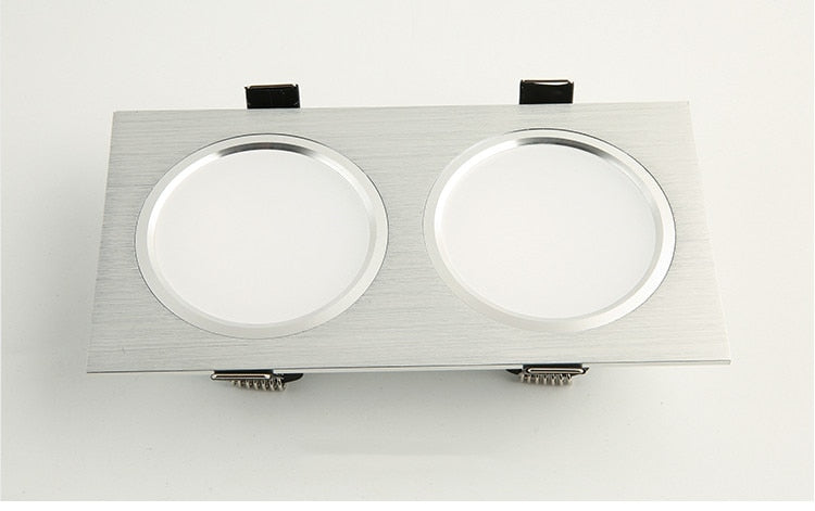 Dimmable LED Downlights 12W 16W 20W AC85-265V Square LED Ceiling Lamp Down Light for Kitchen Home Indoor Lighting