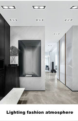 Dimmable LED Downlights 12W 16W 20W AC85-265V Square LED Ceiling Lamp Down Light for Kitchen Home Indoor Lighting