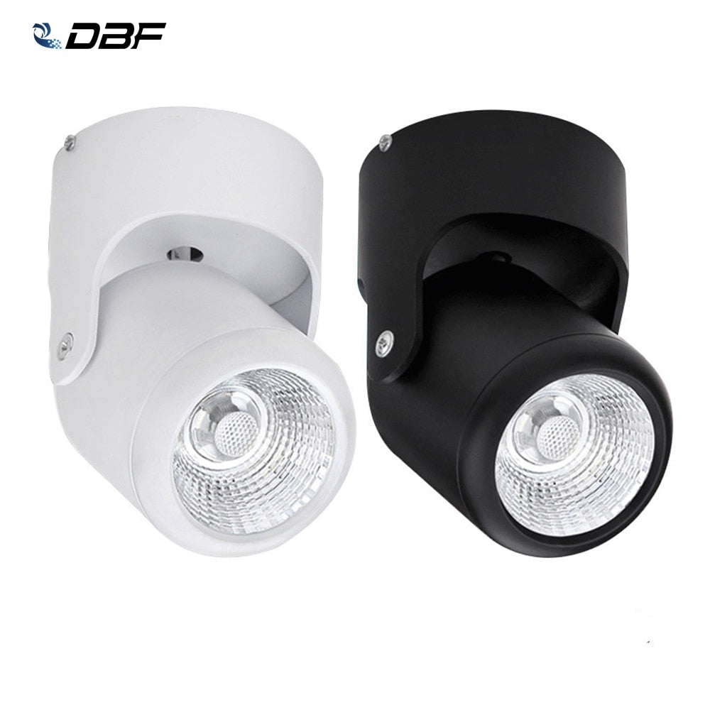 DBF LED Surface Mounted Downlight Dimmable 7W 10W 15W 20W LED Ceiling Spot Light AC90-265V for Living room Bedroom Kitchen