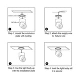 DBF LED Surface Mounted Downlight Dimmable 7W 10W 15W 20W LED Ceiling Spot Light AC90-265V for Living room Bedroom Kitchen