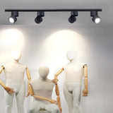 High Power LED Track Lighting Adjustable Rotatable 15W 20W COB LED Downlights LED Ceiling Lamp for Home Clothing Shoes Shop