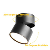 High Power LED Track Lighting Adjustable Rotatable 15W 20W COB LED Downlights LED Ceiling Lamp for Home Clothing Shoes Shop