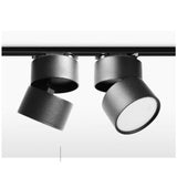 High Power LED Track Lighting Adjustable Rotatable 15W 20W COB LED Downlights LED Ceiling Lamp for Home Clothing Shoes Shop