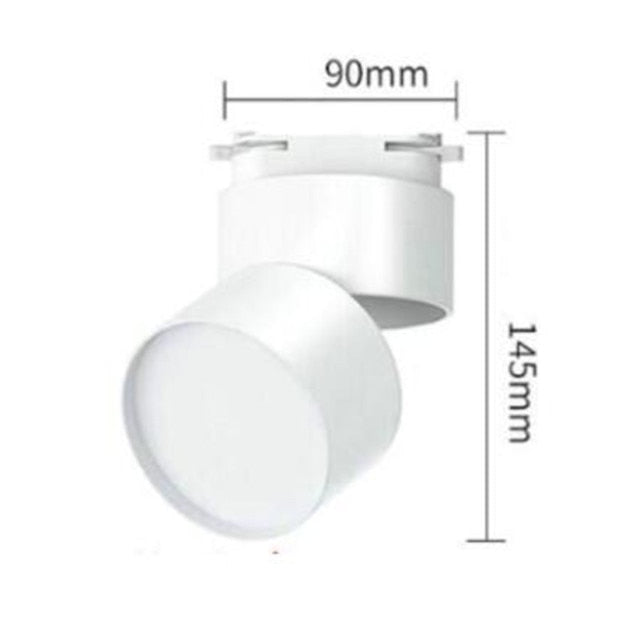 High Power LED Track Lighting Adjustable Rotatable 15W 20W COB LED Downlights LED Ceiling Lamp for Home Clothing Shoes Shop