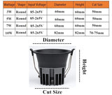 Dimmable Led Anti-glare downlight COB Spot Light  3w 5w 7w 10w 110V 230V 240V LED Lamp ceiling recessed Lights Indoor Lighting