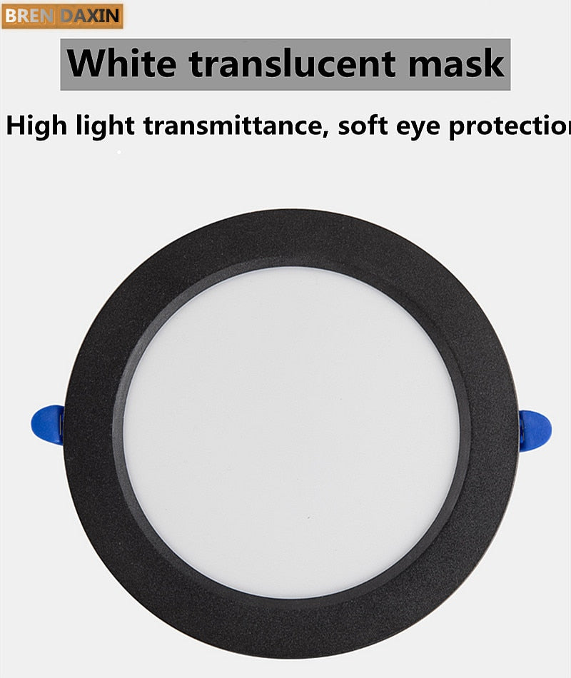 AC220V Round LED Downlight Embedded Daylight Spotlight 5W 9W 12W 18W Living Room Access Suitable for all kinds of occasions