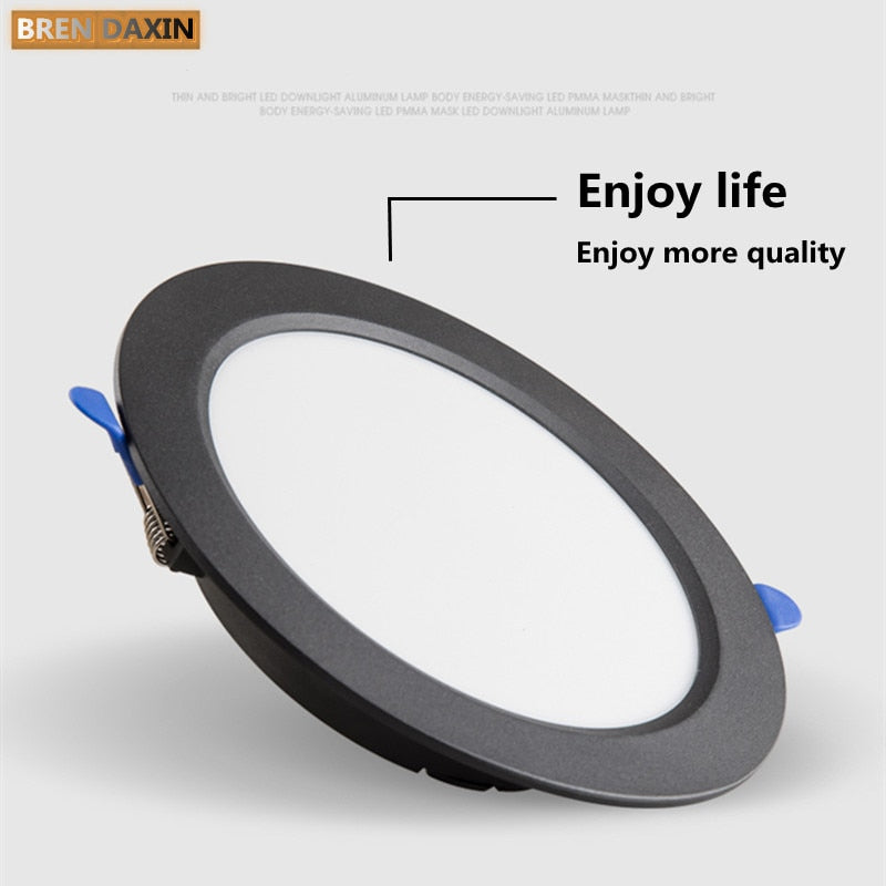 AC220V Round LED Downlight Embedded Daylight Spotlight 5W 9W 12W 18W Living Room Access Suitable for all kinds of occasions