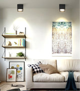 Square Dimmable Surface Mounted LED Downlights AC85-265V 10W 20W LED Ceiling Lamp Warm/Cold White LED Spot lights Indoor Lighting