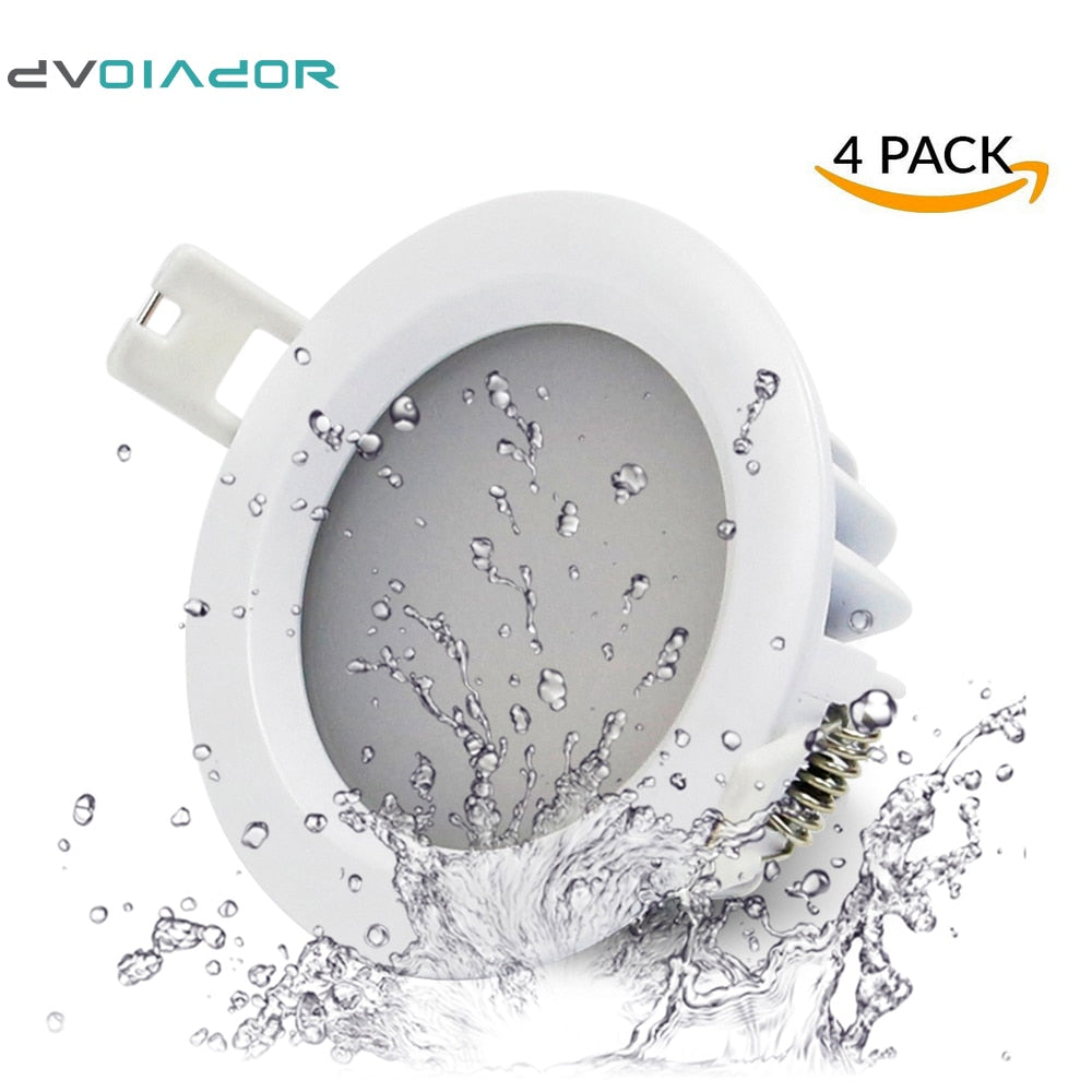 LED Downlight Indoor Ceiling Light IP65 Waterproof Bathroom Lamp 4pcs/lot Ceiling Led Spot Lamp 5W 7W 9W 12W For Garden Foyer