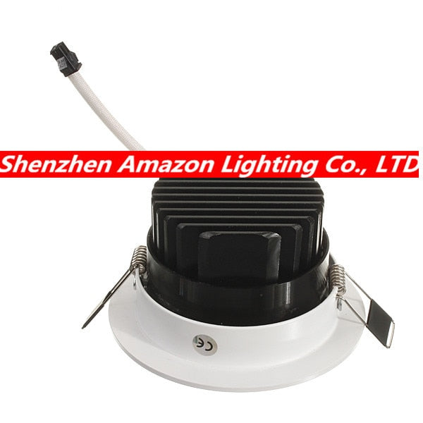 LED COB Ceiling Downlight 85-265V 6pcs/lot 12W COB LED Down Light Spotlight