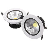 LED COB Ceiling Downlight 85-265V 6pcs/lot 12W COB LED Down Light Spotlight