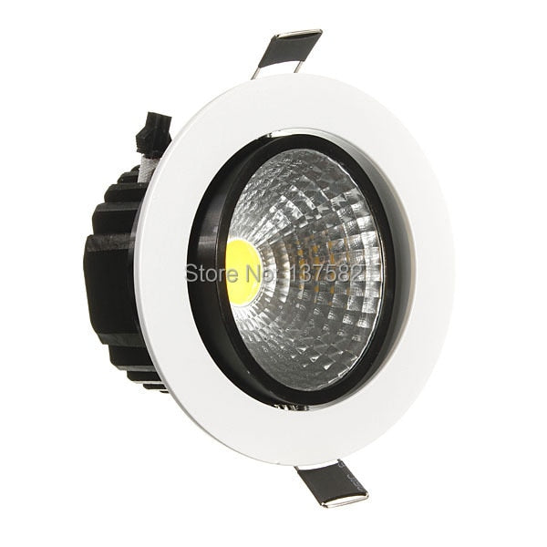 LED COB Ceiling Downlight 85-265V 6pcs/lot 12W COB LED Down Light Spotlight