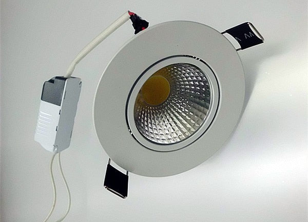 Downlight 30 PCS 7W 10W Dimmable Cob Led Downlights Cool/Warm White Recessed lamp 110V/220V/230V CE RoHS