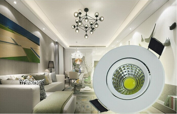 Downlight 30 PCS 7W 10W Dimmable Cob Led Downlights Cool/Warm White Recessed lamp 110V/220V/230V CE RoHS