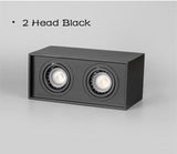 GU10 Downlight Led Downlight Surface Mounted Ceiling Lamp Buld Replaceable Angel Adjust Square Lighting Spot Lamp For Kitchen