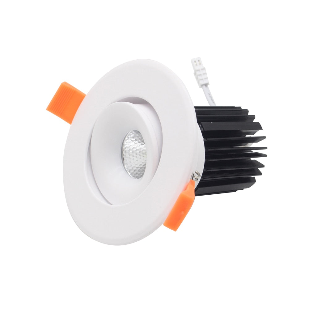 Triac Dimmable LED Downlights COB 10W 110V 220V 230V AC Spot Lamp LED Down Lights Recessed LED Ceiling Downlight